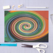 Papier Mousseline Papier Tissu SPIRAL (Artisanat)