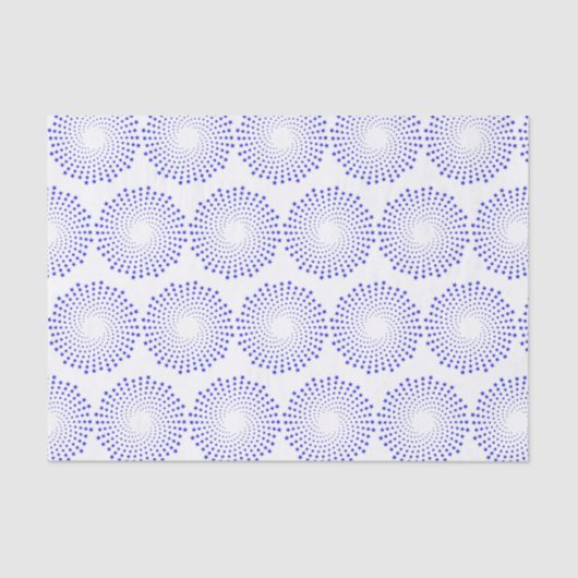 Papier Mousseline Papier Tissu - Spirales Star (Recto)