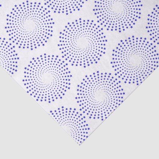 Papier Mousseline Papier Tissu - Spirales Star (Détail)