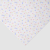 Papier Mousseline Papier Tissu Sprinkings couleur primaire (Détail)
