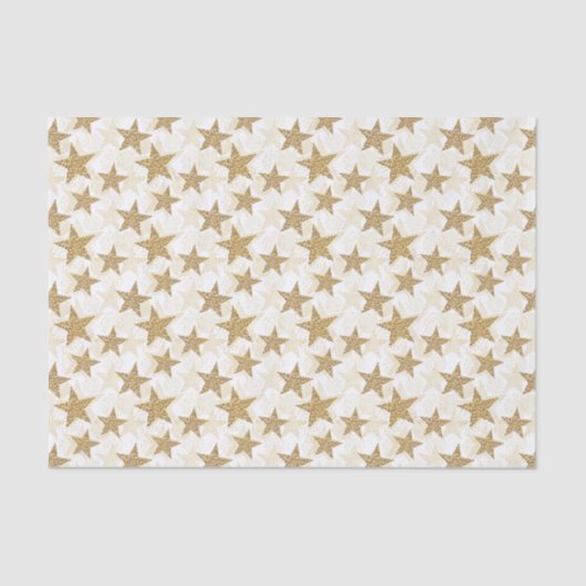 Papier Mousseline Papier Tissu Star brillant (Recto)