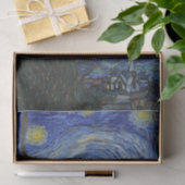 Papier Mousseline Papier Tissu Starry Night Print (Cadeau)