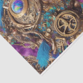 Papier Mousseline Papier Tissu Steampunk Ephemera (Détail)