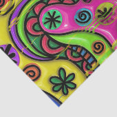 Papier Mousseline Papier Tissu Style père Noël Fe (Détail)