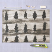Papier Mousseline Papier Tissu Sumi Ink Woods (Artisanat)