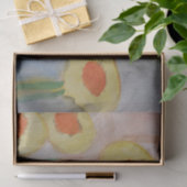 Papier Mousseline Papier Tissu Sunflower Abstrait (Cadeau)