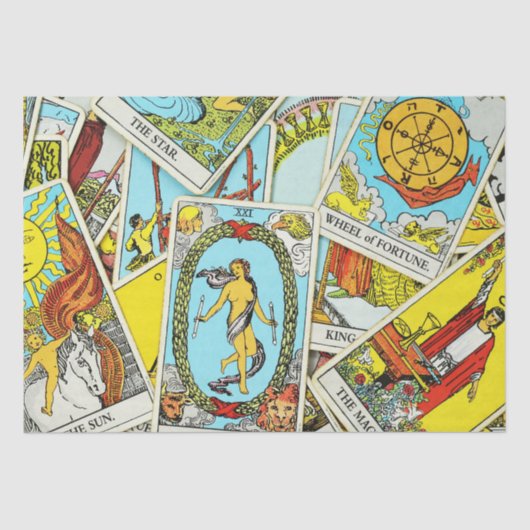 Papier Mousseline Papier Tissu Tarot (Recto)
