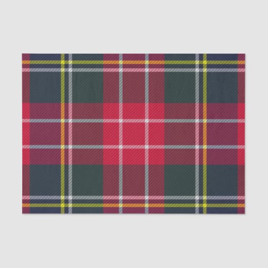 Papier Mousseline Papier Tissu Tartan Plaid (Recto)