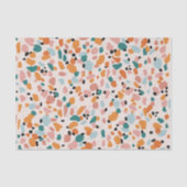 Papier Mousseline Papier Tissu Terrazzo (Recto)