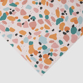 Papier Mousseline Papier Tissu Terrazzo (Détail)