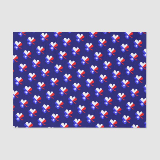 Papier Mousseline Papier Tissu Texas Clover (Recto)