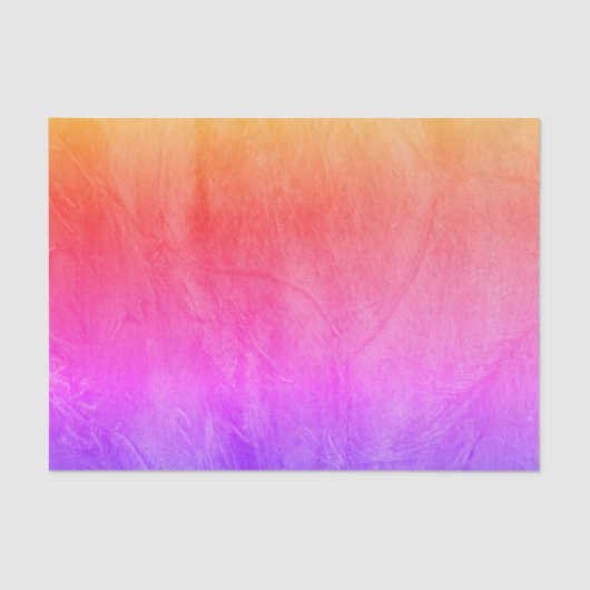 Papier Mousseline Papier Tissu Texté Rose Sunrise (Recto)