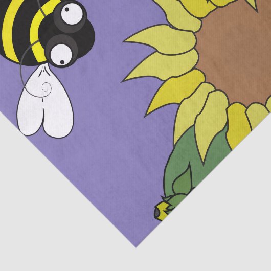 Papier Mousseline Papier Tissu Tissu Fleur de Soleil (Détail)