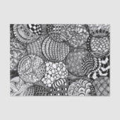 Papier Mousseline Papier Tissu Tissus Tangled Designs (Recto)