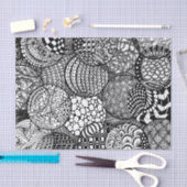 Papier Mousseline Papier Tissu Tissus Tangled Designs (Artisanat)