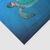 Papier Mousseline Papier Tissu Tortue (Détail)