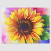 Papier Mousseline Papier Tissu Tournesol - extra grand pour découpag (Recto)