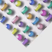 Papier Mousseline Papier Tissu - Trois Formes Dimensionnelles (Détail)