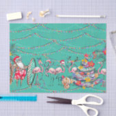 Papier Mousseline Papier Tissu Tropical Holiday Christmas (Artisanat)