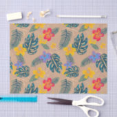Papier Mousseline Papier Tissu Tropical Holiday Christmas (Artisanat)