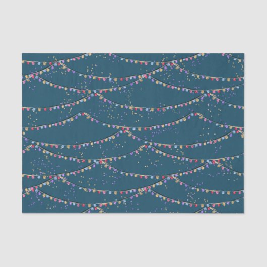 Papier Mousseline Papier Tissu Tropical Holiday Christmas (Recto)