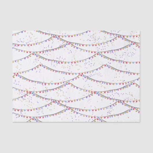 Papier Mousseline Papier Tissu Tropical Holiday Christmas (Recto)