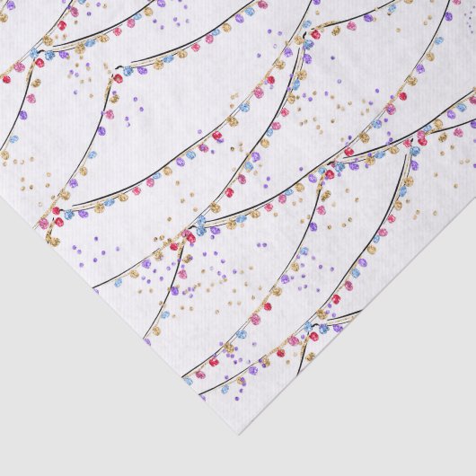 Papier Mousseline Papier Tissu Tropical Holiday Christmas (Détail)