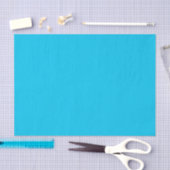 Papier Mousseline Papier Tissu turquoise (Artisanat)