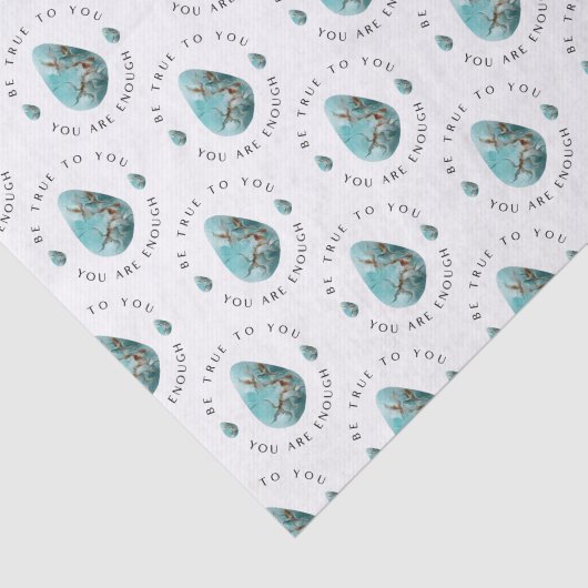 Papier Mousseline Papier Tissu Turquoise Crystal (Détail)