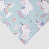 Papier Mousseline Papier Tissu Unicorne (Détail)