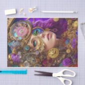 Papier Mousseline Papier Tissu unique de découpage Steampunk (Artisanat)