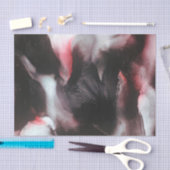 Papier Mousseline Papier Tissu Vampire Vengeance | Rouge sanguin, fo (Artisanat)