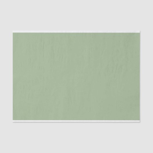 Papier Mousseline Papier Tissu Vert Sage (Recto)
