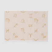 Papier Mousseline Papier Tissu Zodiac (Recto)