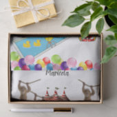 Papier Mousseline Papier Tissu Zoo Cirque Clown Seal Canards (Cadeau)