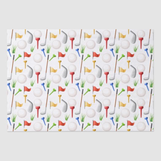 Papier Mousseline Papier Tissue de golf (Recto)