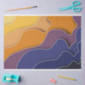 Papier Mousseline papier tissulaire abstrait d'automne (Artisanat)