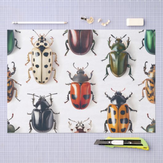 Papier Mousseline Papier tissulaire de coléoptère (Artisanat)
