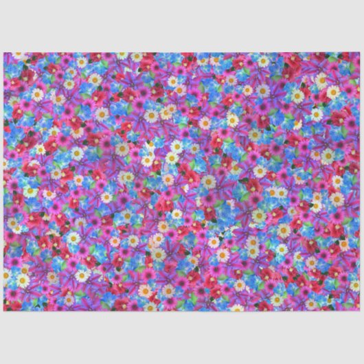 Papier Mousseline papier tissulaire de marguerite (Recto)