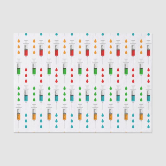 Papier Mousseline Papier tissulaire du motif de l'aiguille de l'infi (Recto)