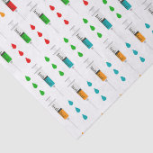 Papier Mousseline Papier tissulaire du motif de l'aiguille de l'infi (Détail)