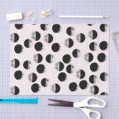 Papier Mousseline Papier tissulaire en phase lune (Artisanat)