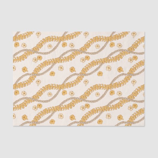 Papier Mousseline Papier tissulaire Puakenikeni lei (Recto)