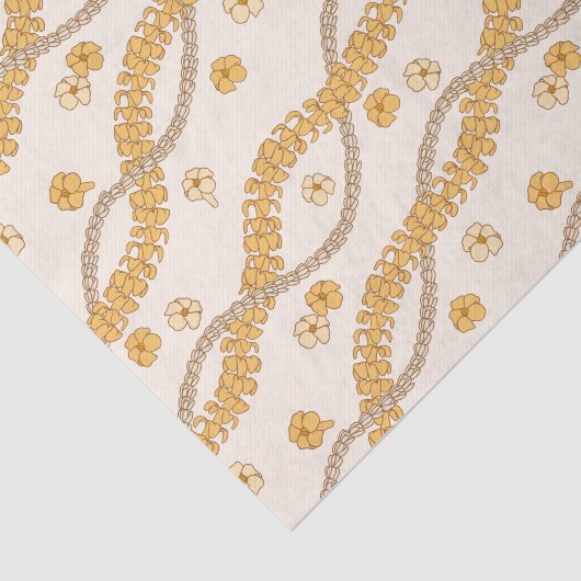 Papier Mousseline Papier tissulaire Puakenikeni lei (Détail)