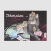 Papier Mousseline Papier Tissus Cat (Recto)