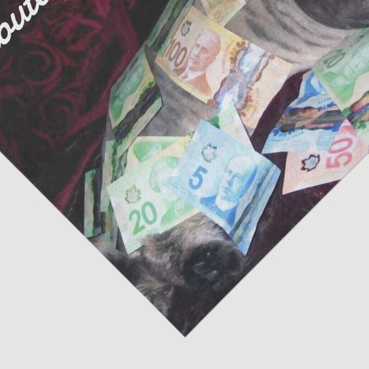 Papier Mousseline Papier Tissus Cat (Détail)