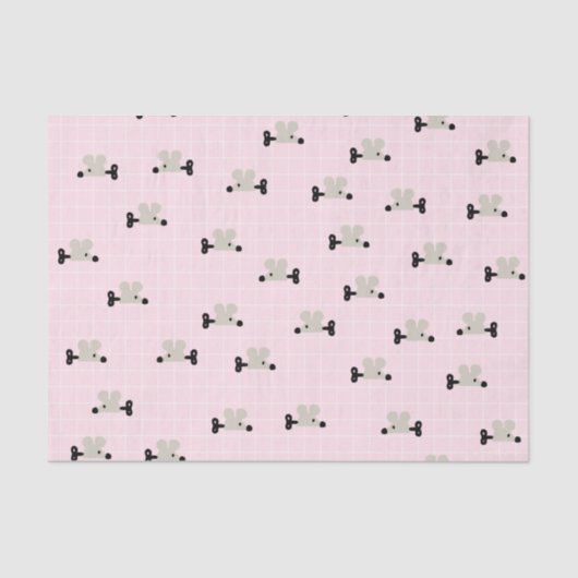 Papier Mousseline Papier Tissus Cute Mouse Toy (Recto)