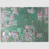 Papier Mousseline Papier Tissus de circuits électroniques (Recto)