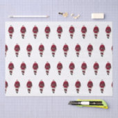 Papier Mousseline Papier Tissus de la clause Santa (Artisanat)