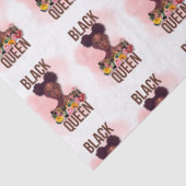 Papier Mousseline Papier Tissus de la Reine noire (Détail)